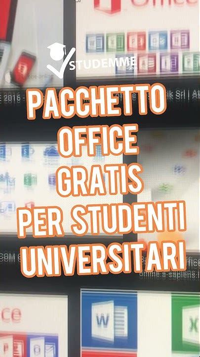 unisa pacchetto office per studenti.